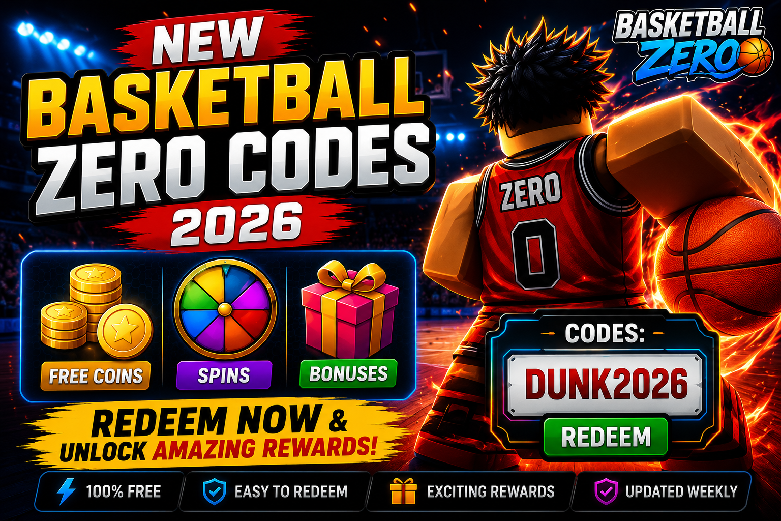 New Basketball Zero Codes